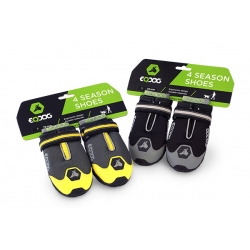EQDOG 4Season Shoes - buty ochronne dla psów rozmiar S, czarno-żółte